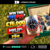 SAVE £10 PER TICKETDISCONTINUED GMT-Master II ‘Pepsi’ Jubilee or £16,000 Cash